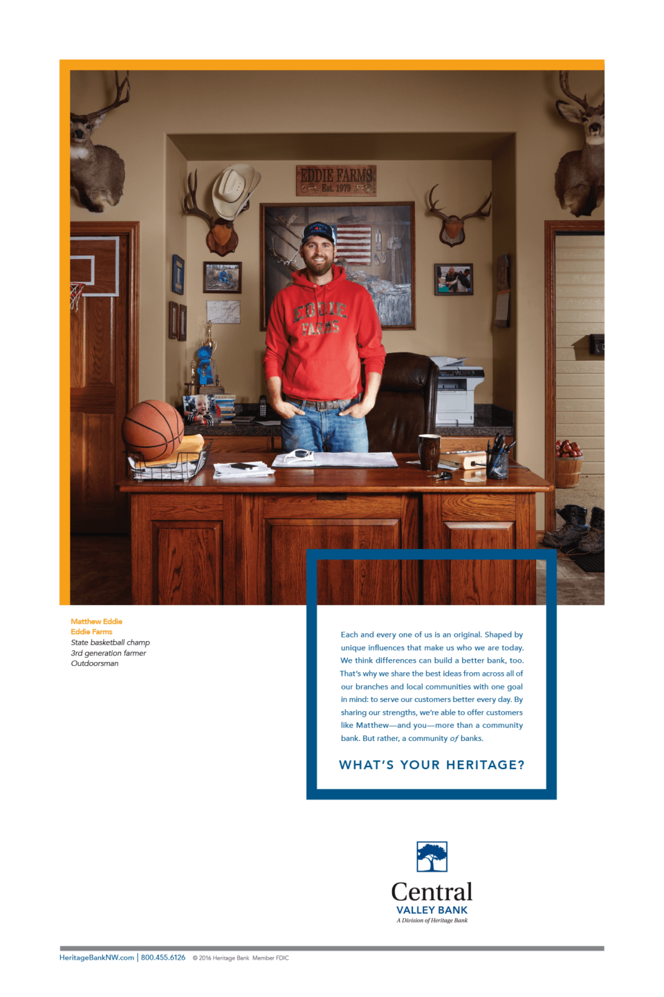 2016 Central Valley Bank Print ad