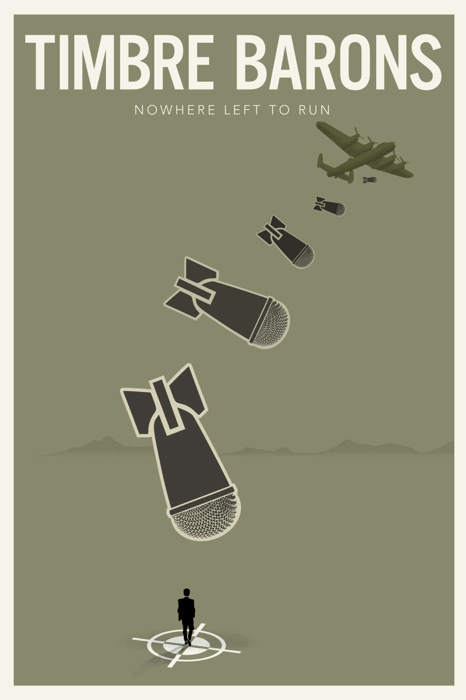 Timbre Barons-Mic Bombs Poster Design